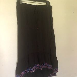 High Low Maxi Skirt